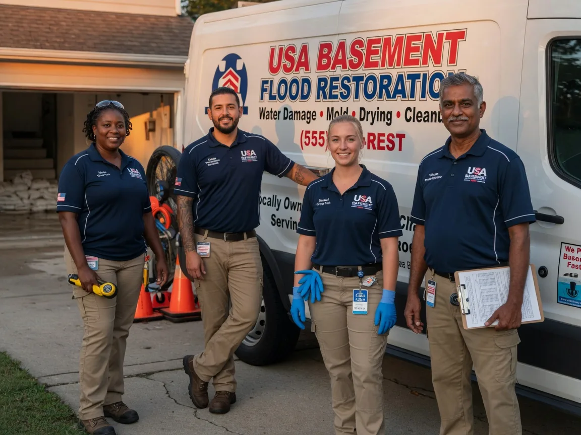 Basement Flood Cleanup company in West Jefferson, OH