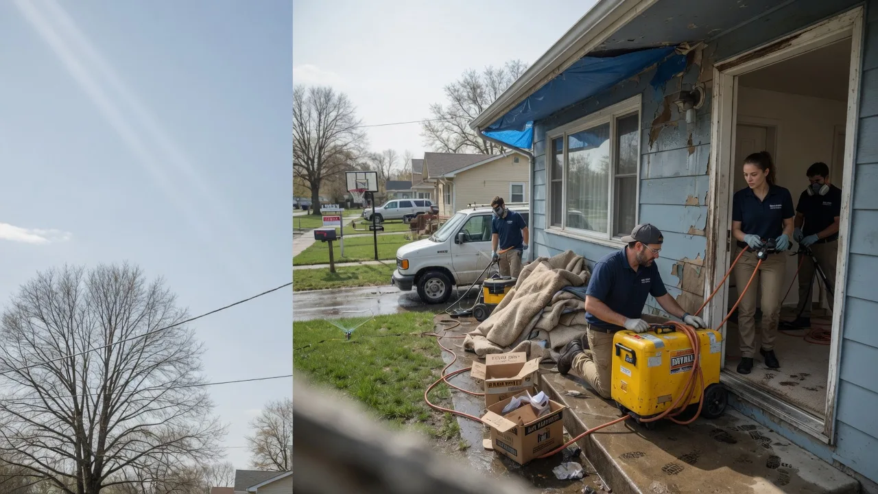 Basement Flood Cleanup in West Jefferson, OH near me